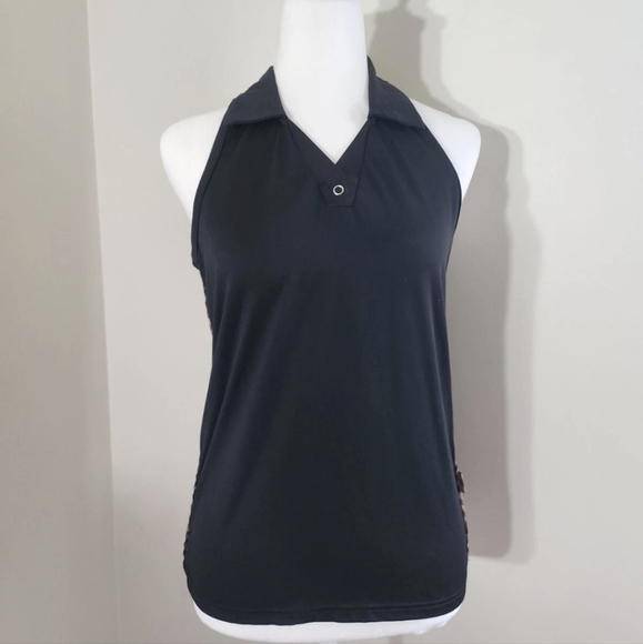 Luxury Designer Burberry Golf Vintage Rare Polo Trademark Tartan Check Pattern M - Picture 1 of 9